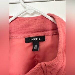 Torrid Coral Jacket